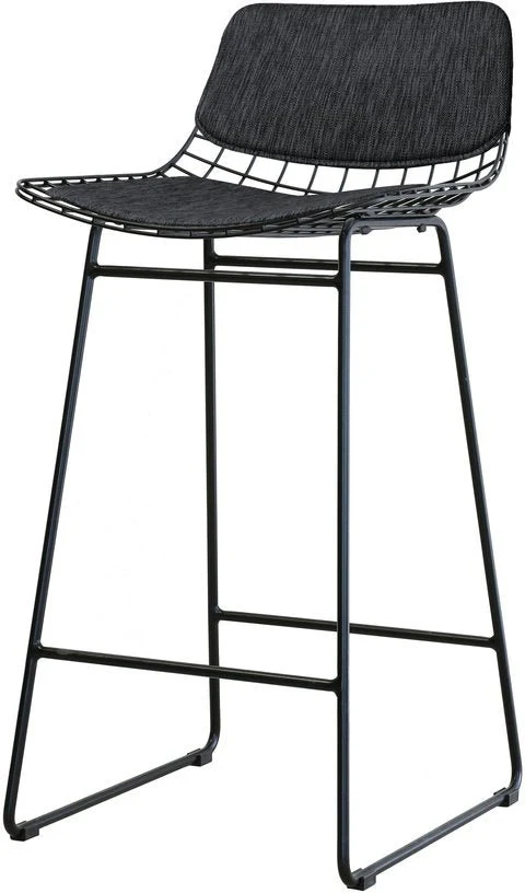 Coussins gris foncé pour tabouret de bar Wire - HKliving