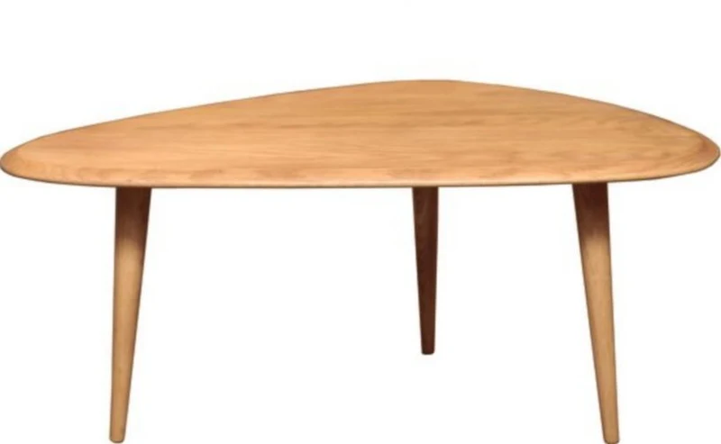 Grande table basse en chêne brut Fifties - RED Edition