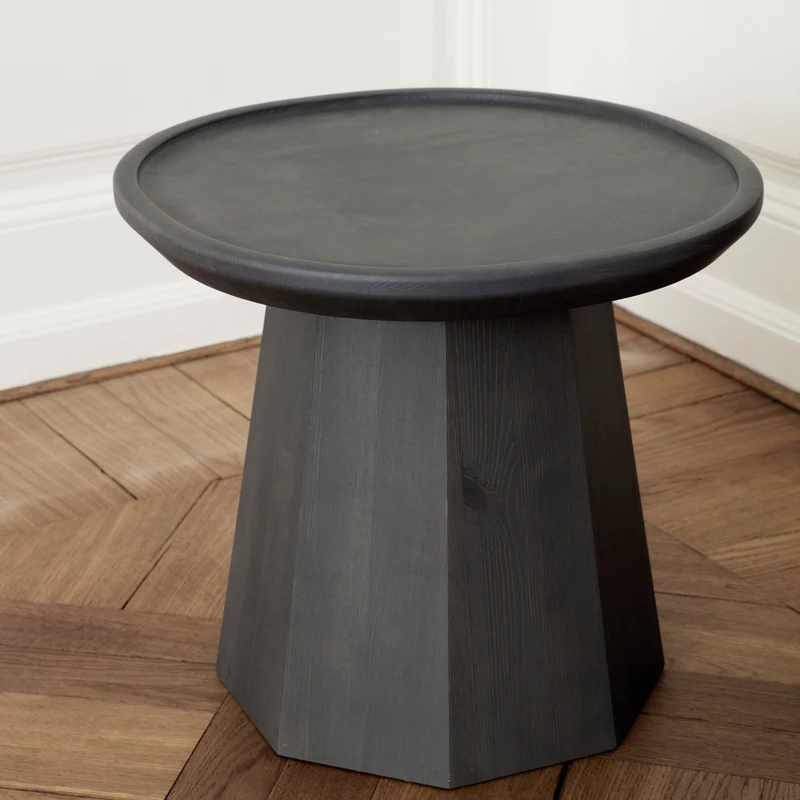 Table d'appoint en bois gris foncé 45 cm Pine foncé grey - Normann Copenhagen