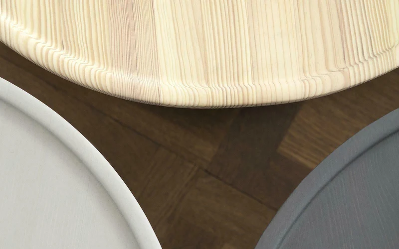 Table d'appoint en bois gris foncé 65 cm Pine foncé grey - Normann Copenhagen