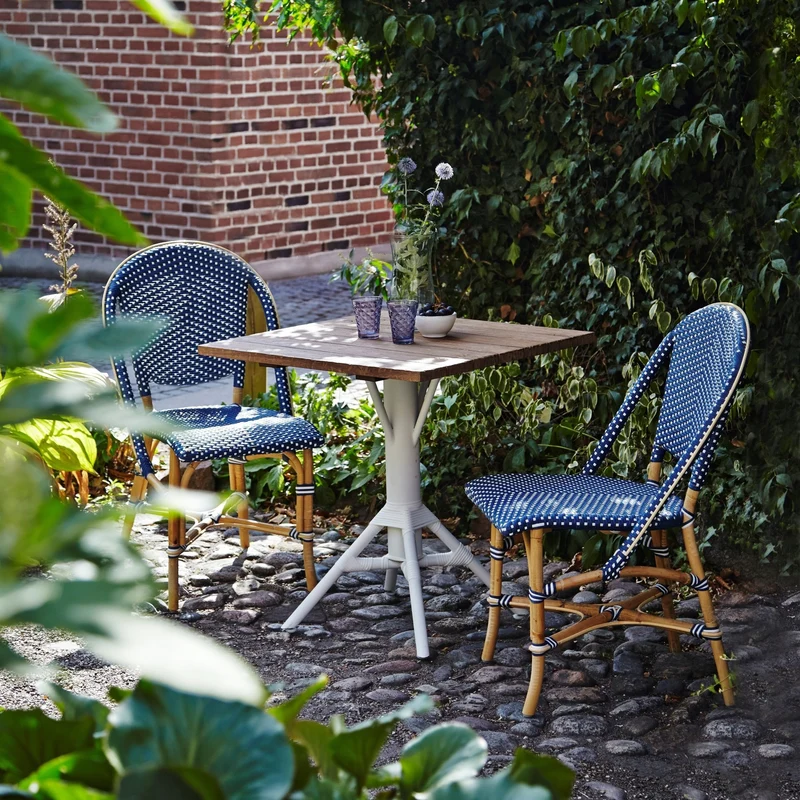 Chaise de bistrot bleue Sofie - Sika Design