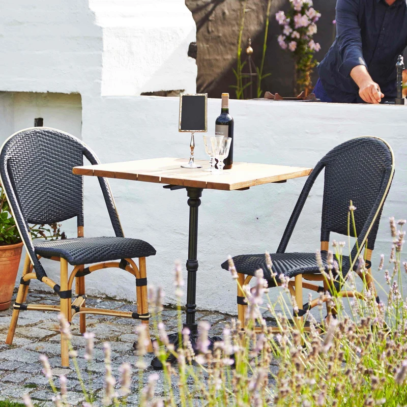 Chaise de bistrot bleue Sofie - Sika Design