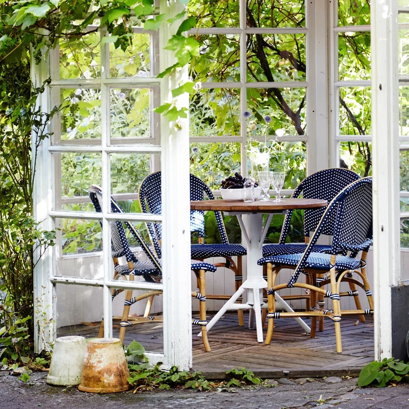 Chaise de bistrot grise Sofie - Sika Design