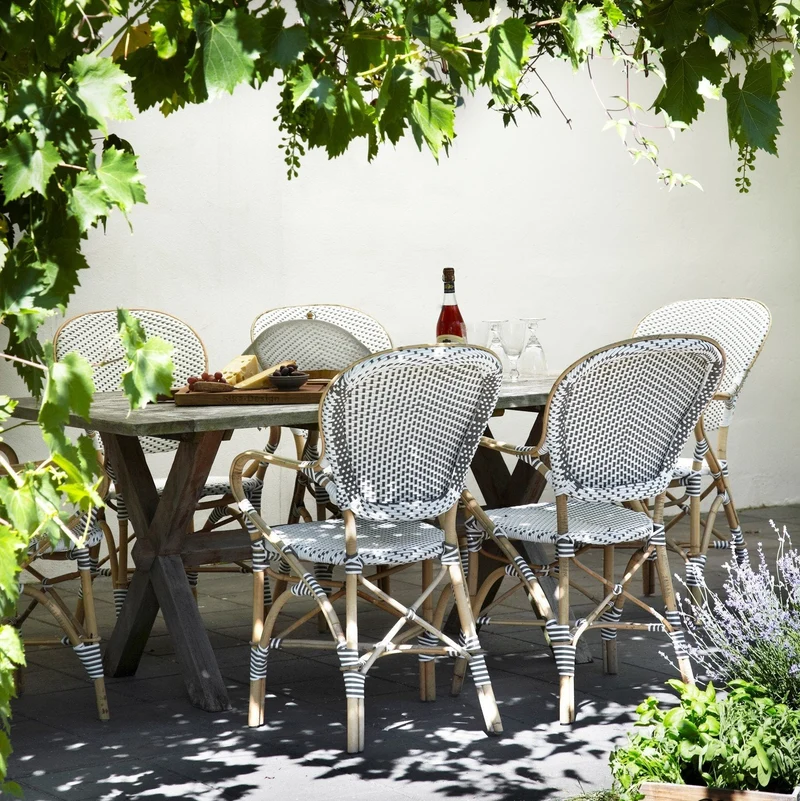Fauteuil bistrot marron Isabelle - Sika Design
