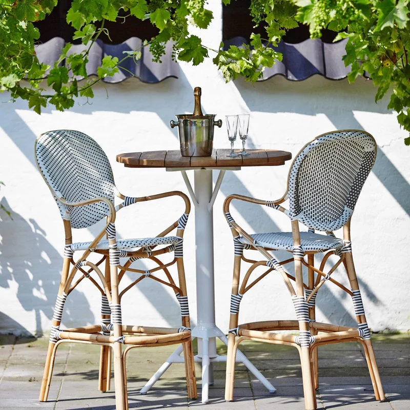 Chaise de bar marron Isabelle - Sika Design