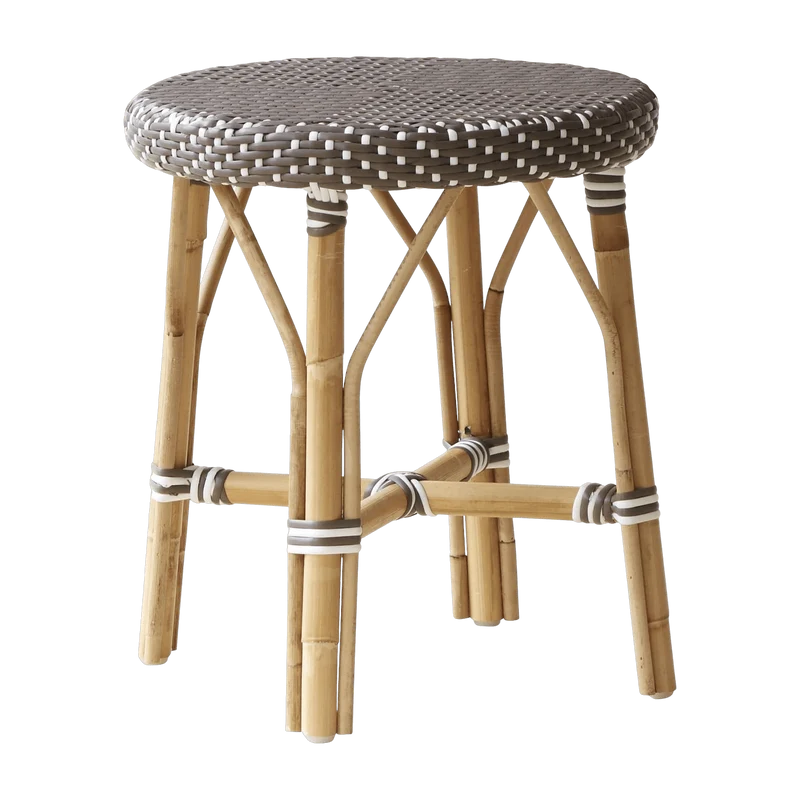 Tabouret en rotin marron 46 cm Simone - Sika Design