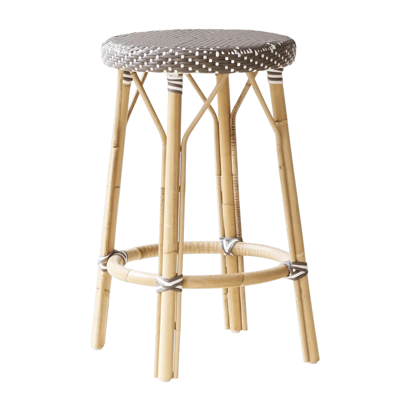 Tabouret en rotin marron 68 cm Simone - Sika Design