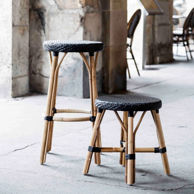 Tabouret en rotin marron 68 cm Simone - Sika Design