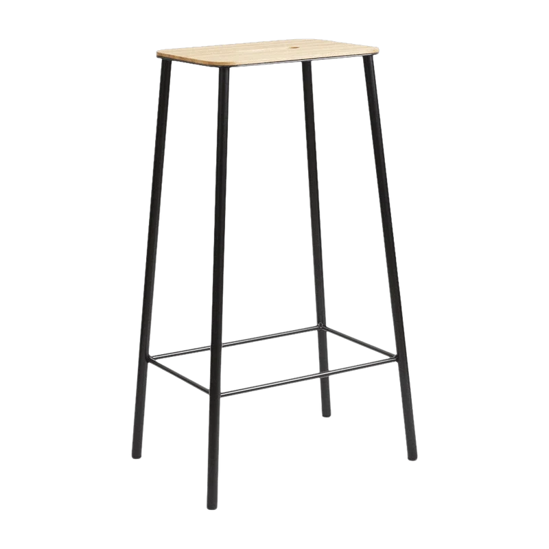 Tabouret noir 76 cm Adam - Frama
