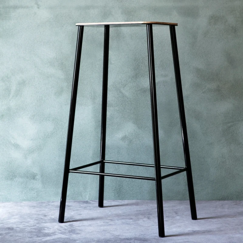Tabouret noir 76 cm Adam - Frama