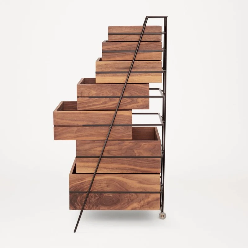 Meuble de rangement en noyer Sutoa - Frama