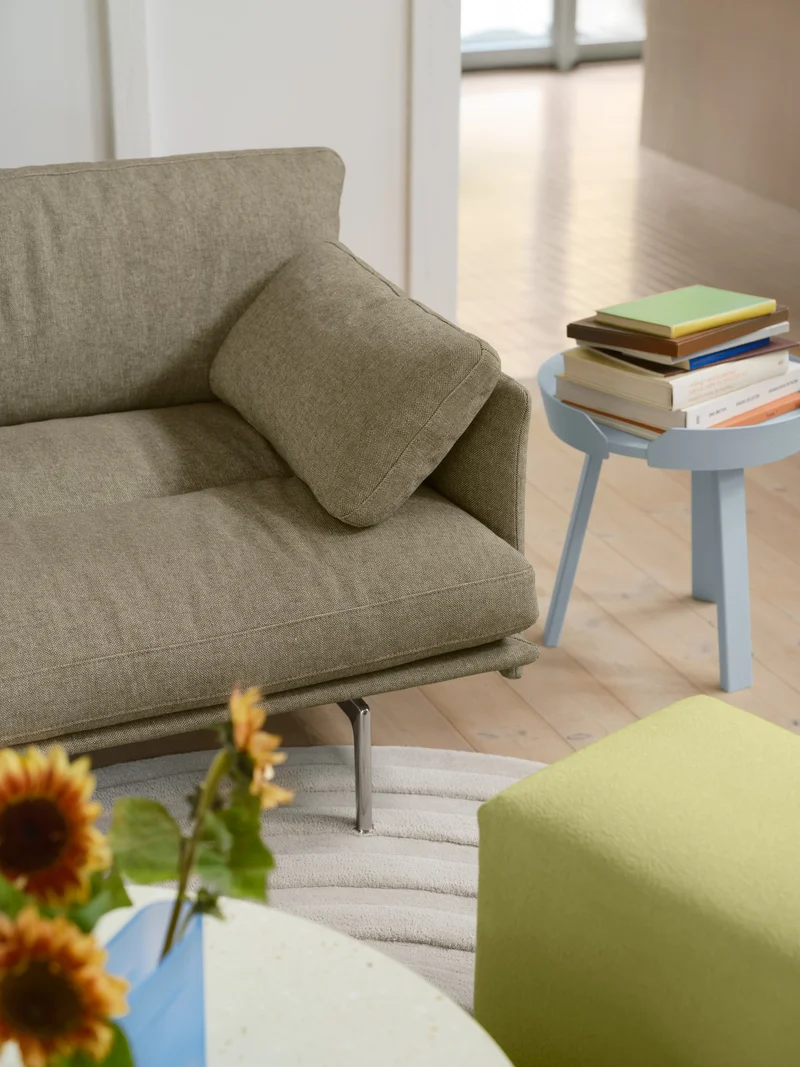 Table d'appoint gris anthracite 45 cm Around - Muuto