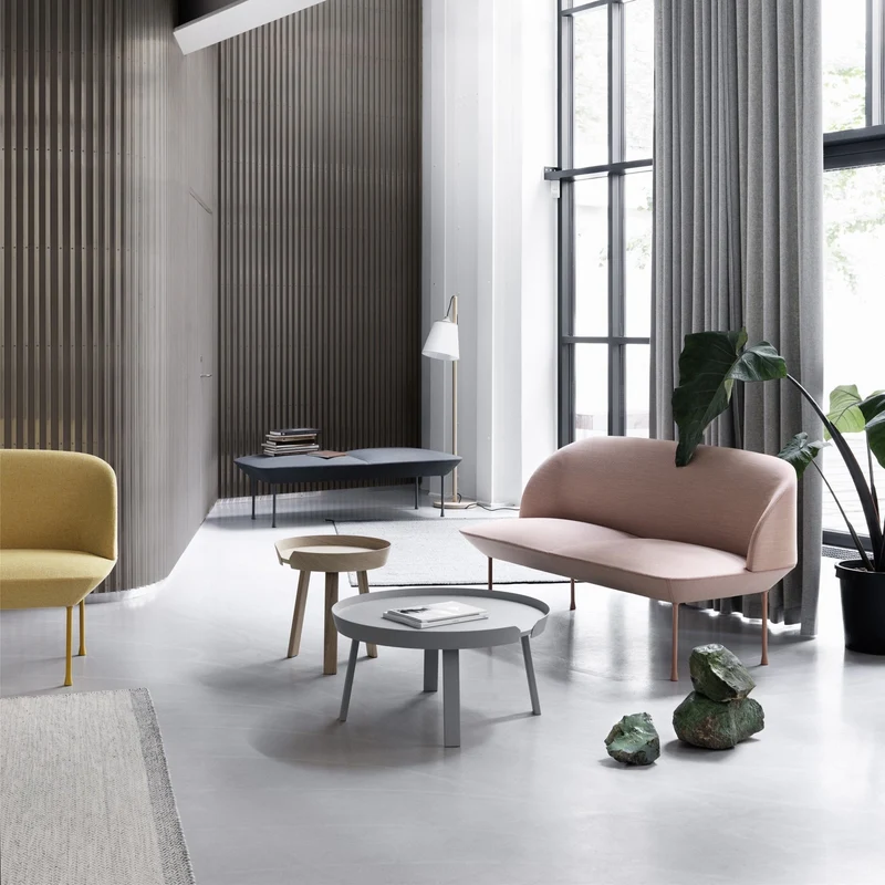 Table d'appoint en frêne 45 cm Around - Muuto