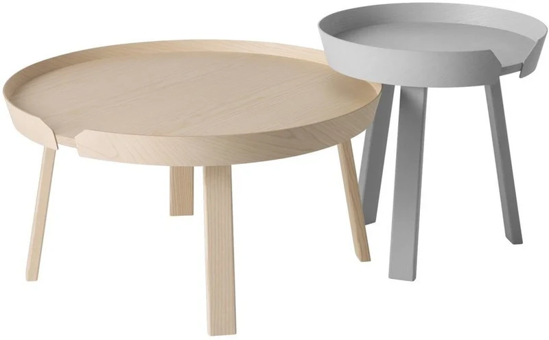 Table d'appoint gris clair 45 cm Around - Muuto