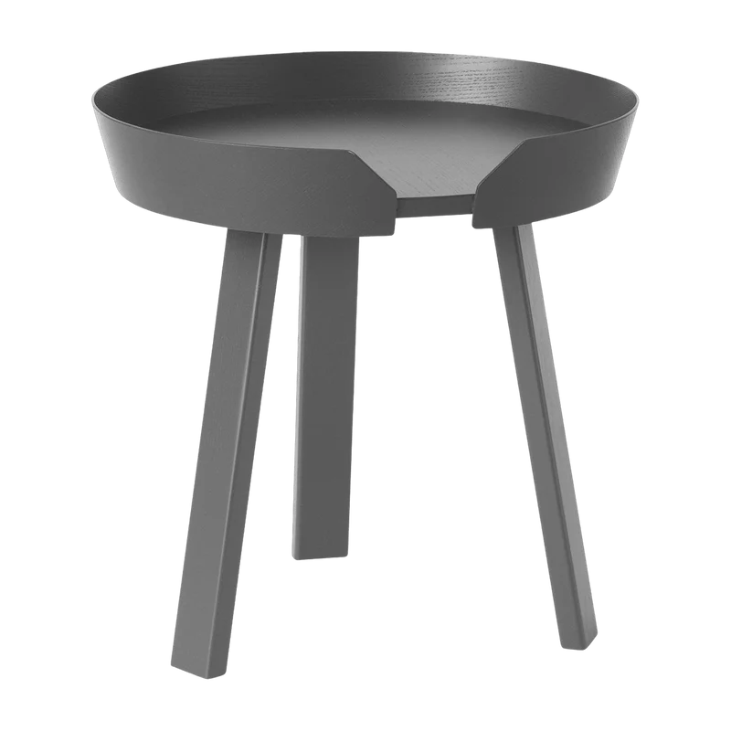 Table d'appoint gris anthracite 45 cm Around - Muuto