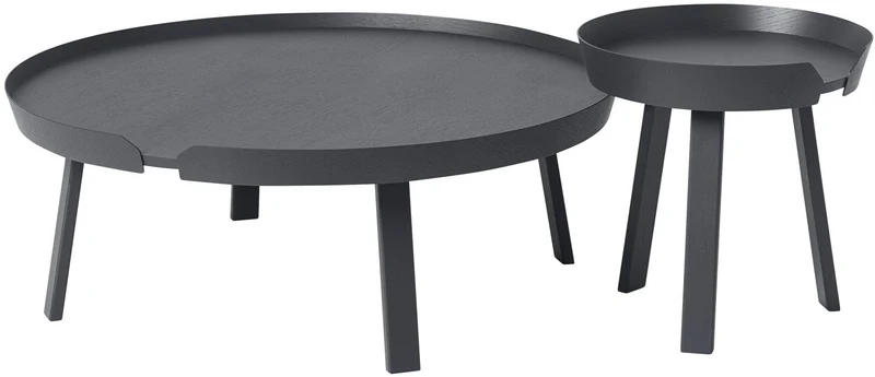 Table d'appoint gris anthracite 45 cm Around - Muuto