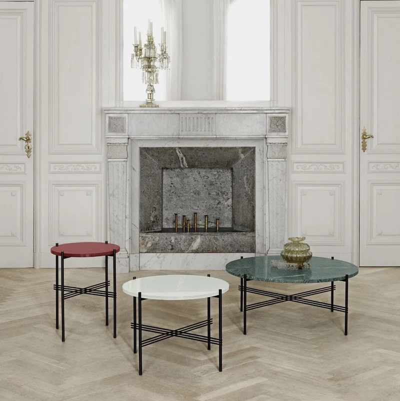 Table basse en marbre vert 55 cm TS - Gubi