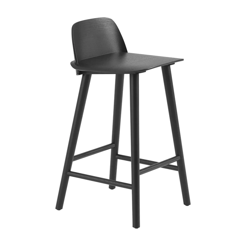 Tabouret de bar 65 cm noir Nerd - Muuto