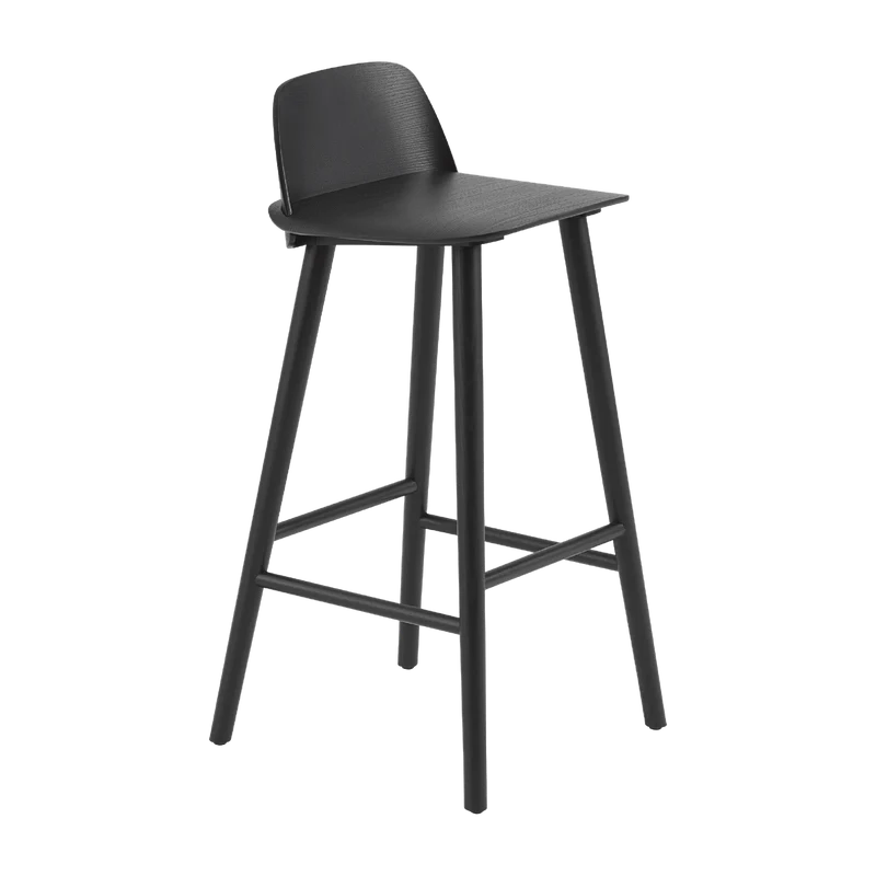 Tabouret de bar 75 cm noir Nerd - Muuto