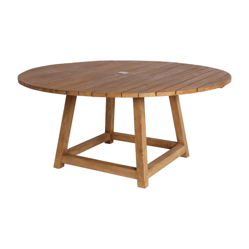 Table à manger ronde en teck George - Sika Design