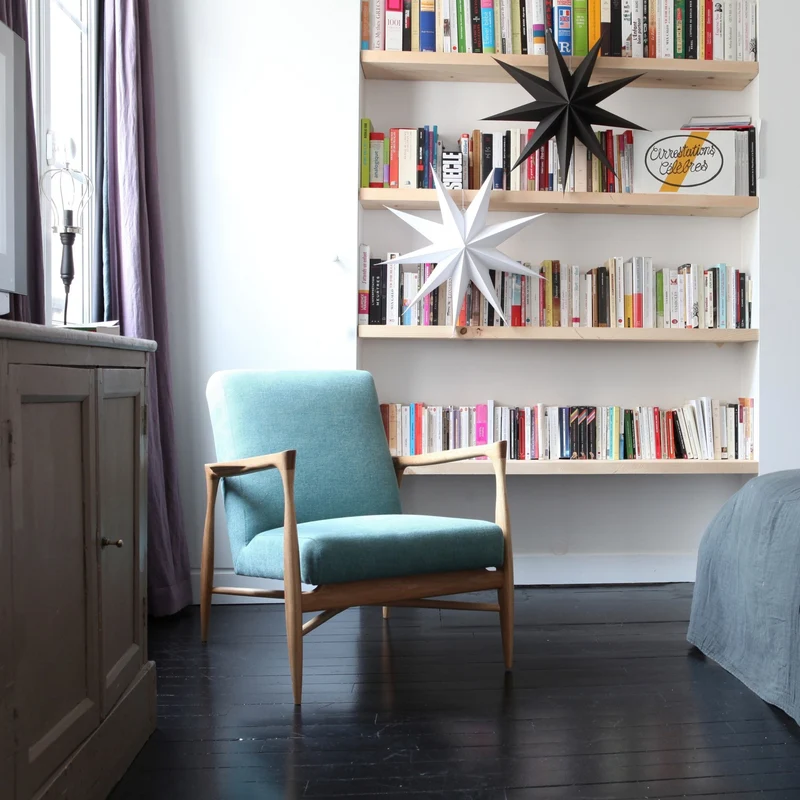 Fauteuil bleu indien Floating - RED Edition