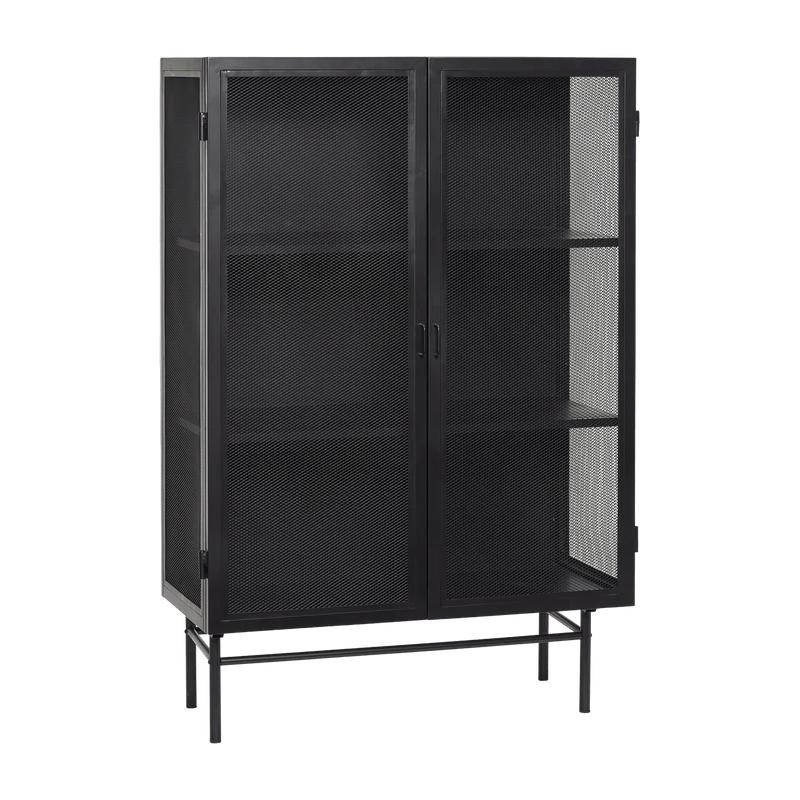 Cabinet en métal noir 100 cm - Hübsch