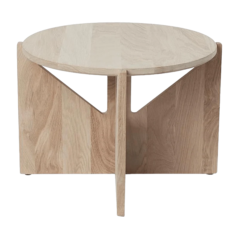 Table basse en chêne naturel - Kristina Dam Studio