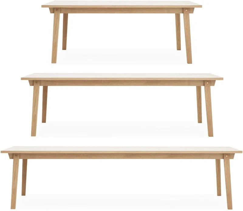 Table à manger en chêne naturel 200 cm Slice Oak - Normann Copenhagen