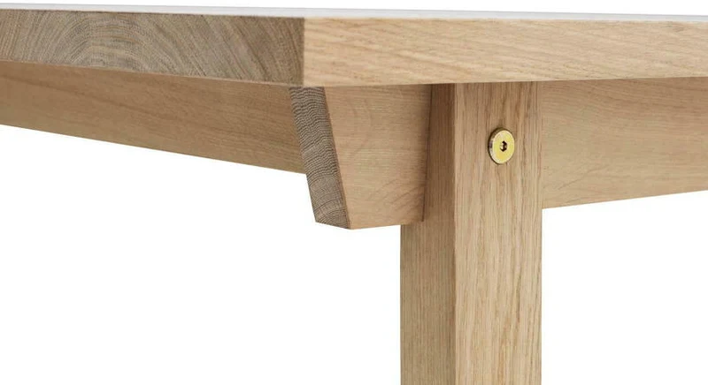 Table à manger en chêne naturel 250 cm Slice Oak - Normann Copenhagen