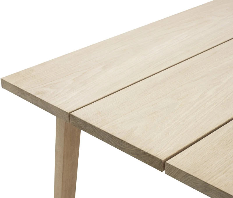Table à manger en chêne naturel 250 cm Slice Oak - Normann Copenhagen
