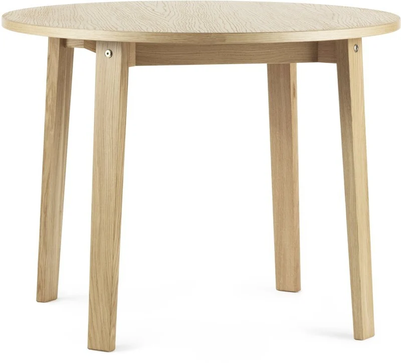 Table à manger ronde en chêne naturel 95 cm Slice Oak - Normann Copenhagen