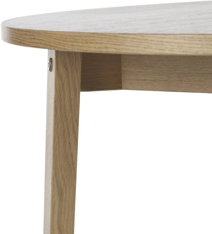 Table à manger ronde en chêne naturel 95 cm Slice Oak - Normann Copenhagen