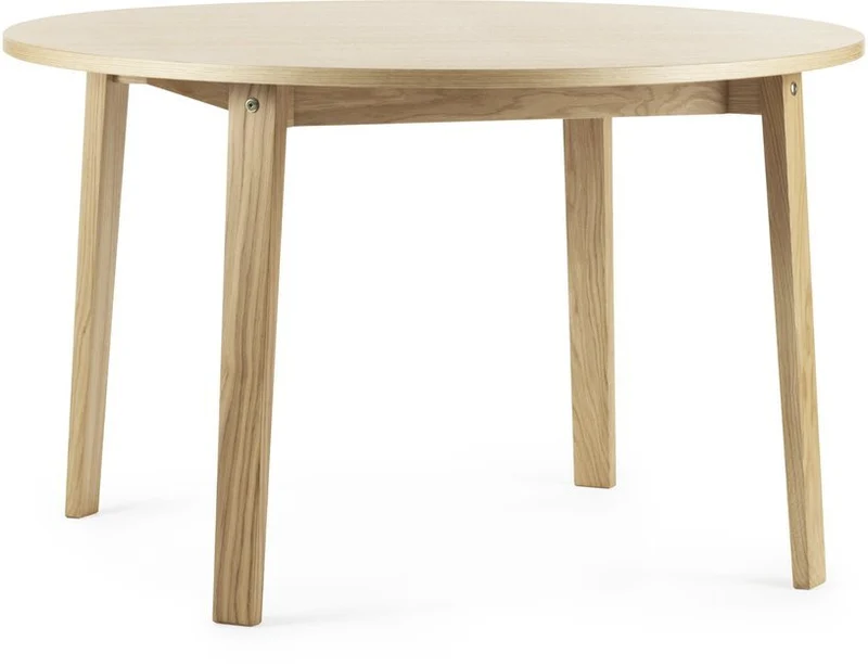 Table à manger ronde en chêne naturel 120 cm Slice Oak - Normann Copenhagen
