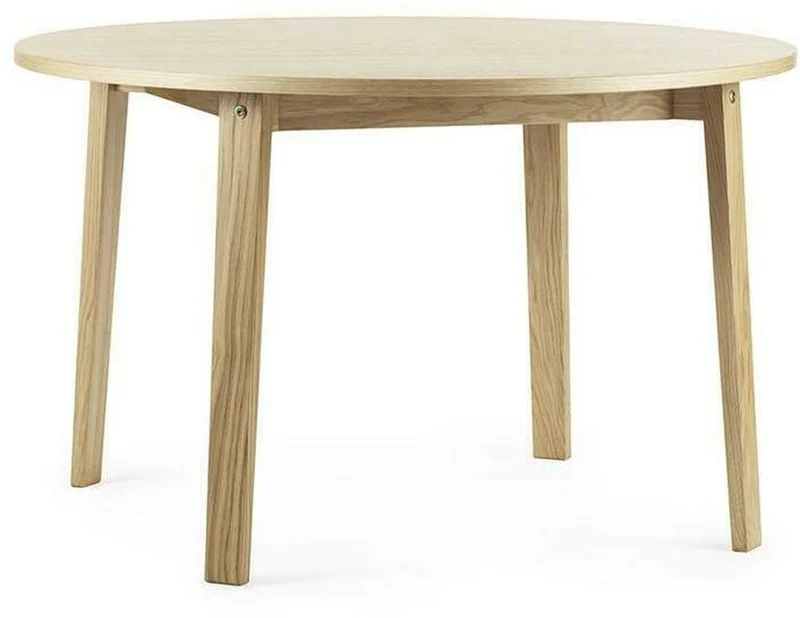 Table à manger ronde en chêne naturel 120 cm Slice Oak - Normann Copenhagen