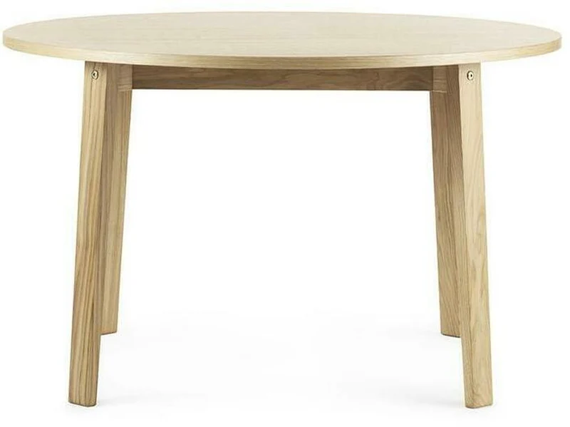 Table à manger ronde en chêne naturel 120 cm Slice Oak - Normann Copenhagen