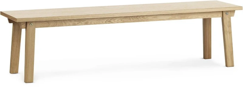 Banc en chêne naturel Slice Oak - Normann Copenhagen