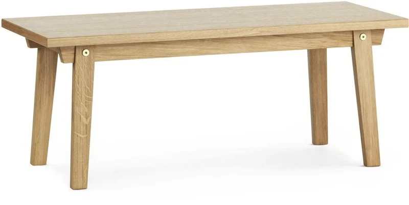 Table basse rectangle en chêne naturel Slice Oak - Normann Copenhagen