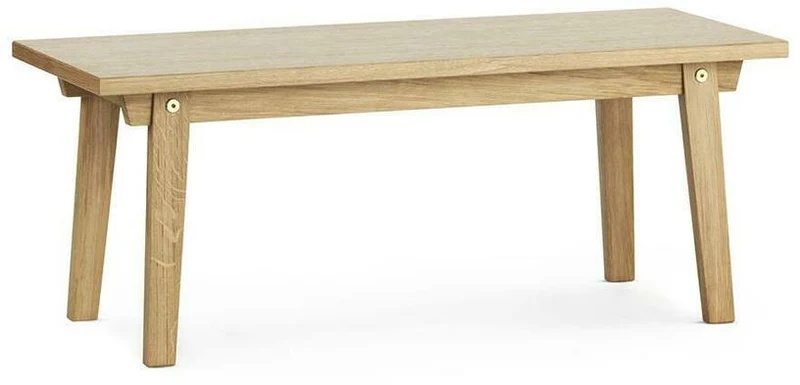 Table basse rectangle en chêne naturel Slice Oak - Normann Copenhagen