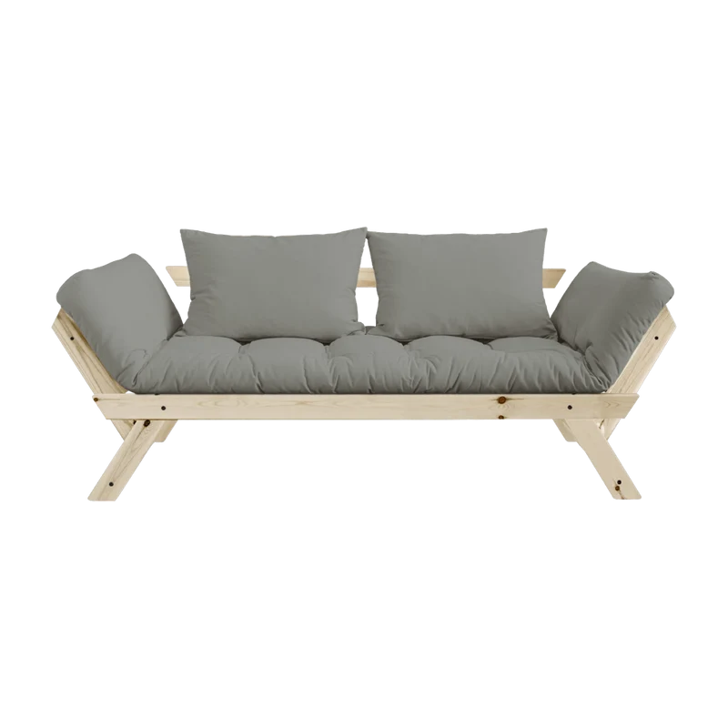 Canapé 2 places convertible gris Bebop - Karup Design