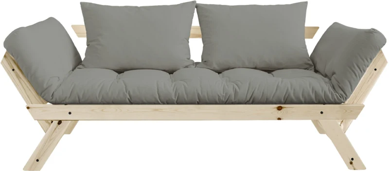 Canapé 2 places convertible gris Bebop - Karup Design