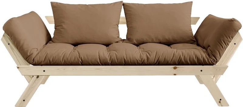 Canapé 2 places convertible marron Bebop - Karup Design