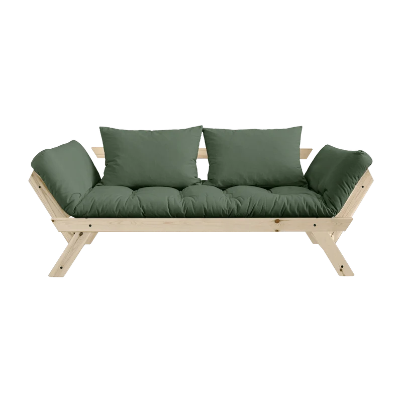 Canapé 2 places convertible vert Bebop - Karup Design