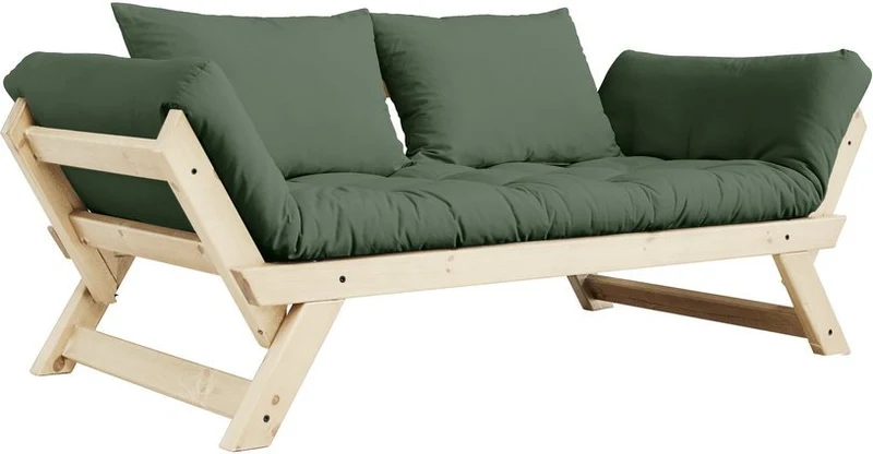 Canapé 2 places convertible vert Bebop - Karup Design