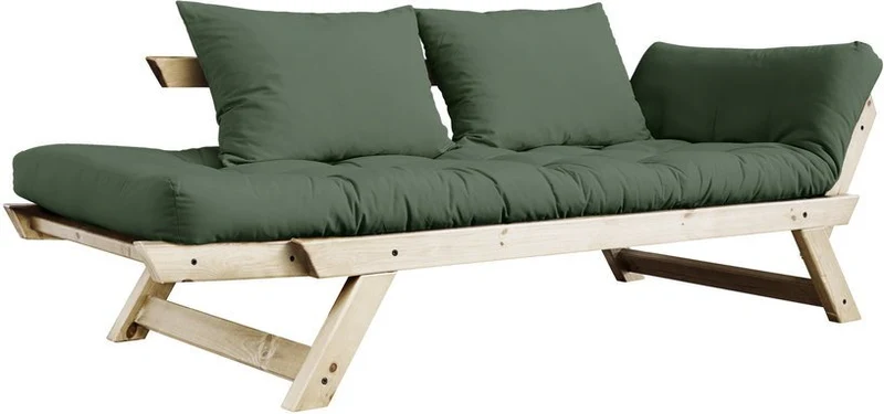 Canapé 2 places convertible vert Bebop - Karup Design