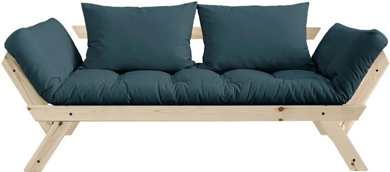 Canapé 2 places convertible bleu Bebop - Karup Design