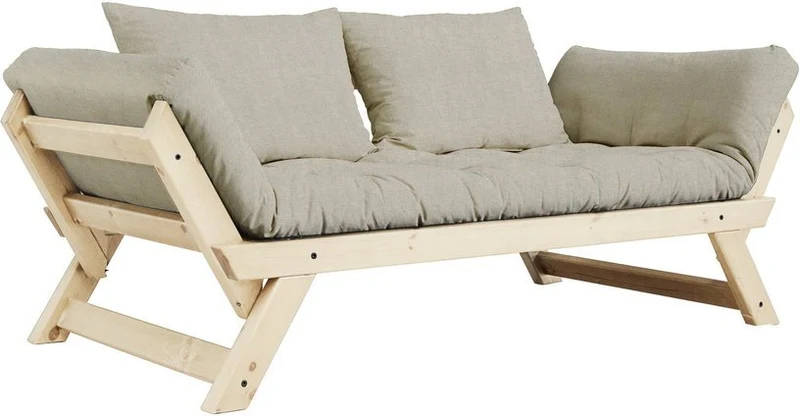 Canapé 2 places convertible en lin Bebop - Karup Design