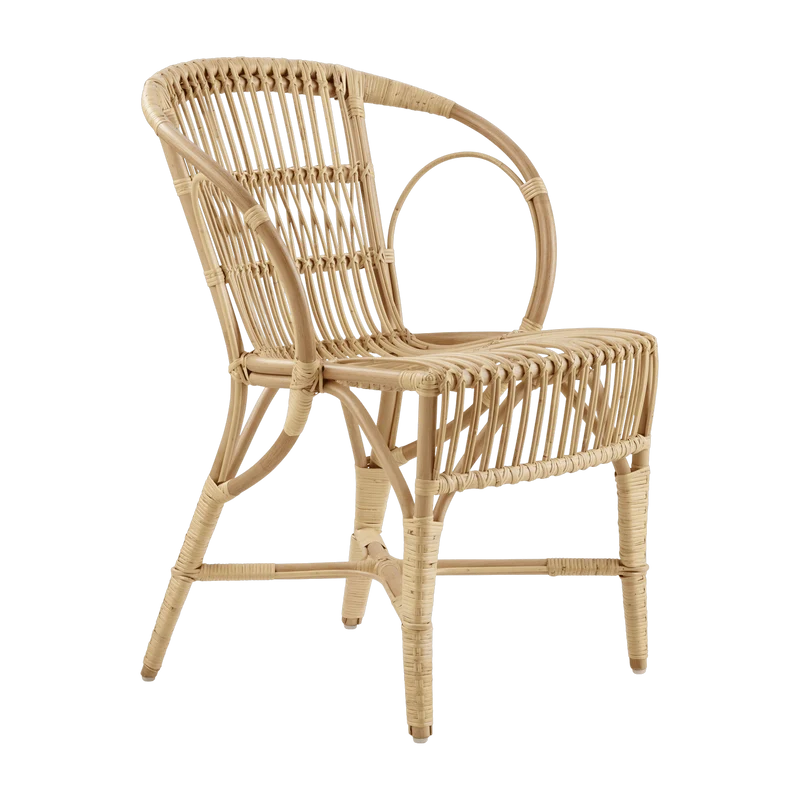 Chaise en rotin clair Wengler - Sika Design