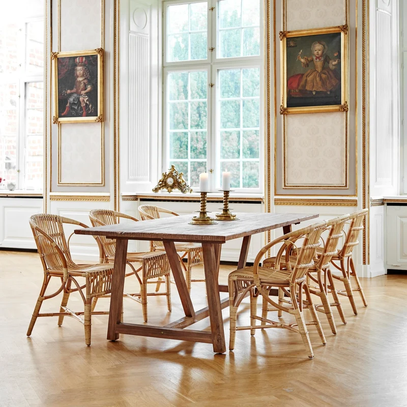 Chaise en rotin clair Wengler - Sika Design