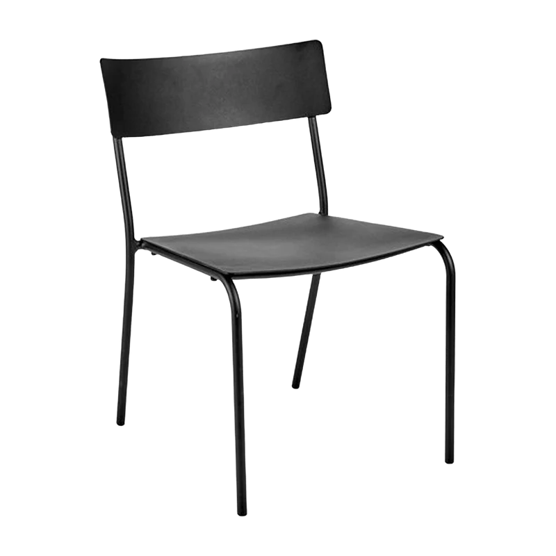Chaise en aluminium noir August - Serax