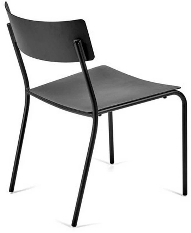 Chaise en aluminium noir August - Serax